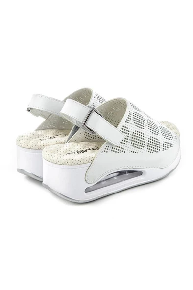 Muya Jambe 34221-019 Air-Max Taban Kadın Sandalet Beyaz 36-40 - 4