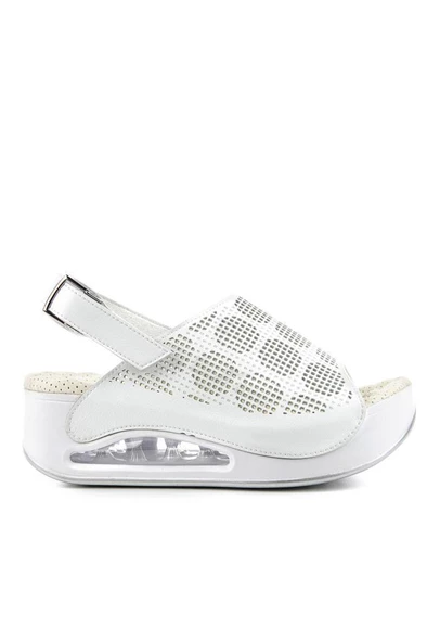 Muya Jambe 34221-019 Air-Max Taban Kadın Sandalet Beyaz 36-40