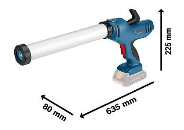 Bosch GCG 18V-600 Akülü Silikon Tabancası Solo - 2