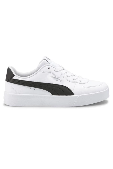 Puma Skye Clean - Kadın Deri Beyaz-Siyah Spor Ayakkabı - 380147 04 - 4
