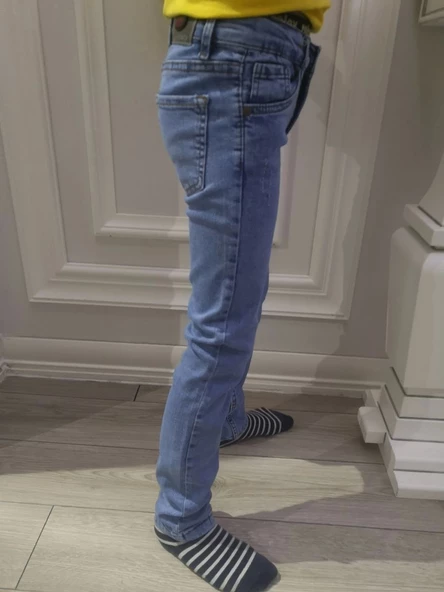 Erkek Çocuk Denim Buz Mavi Kot Pantolon 999