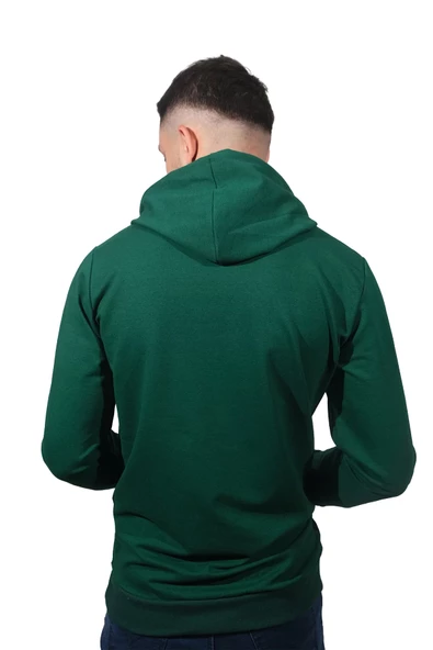 Erkek Nyc Nefti Yeşil Kapüşonlu Sweatshirt 228 - 3