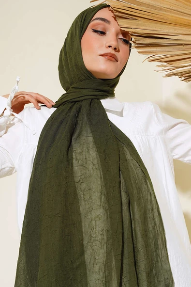Organik Bambu Kraş Şal Kamuflaj