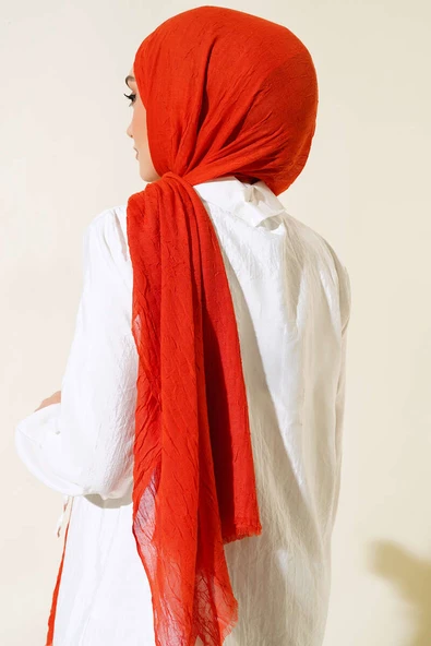 Organik Bambu Kraş Şal Kiremit - Resim 3