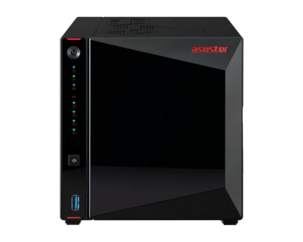 ASUSTOR AS5404T Intel N5105 4 Yuvali4X22TB Destegi 4GB DDR48GB Ram Destegi M.2 x4 2.5GbE x2 USB 3.2 x2 HDMI 2.0b x1