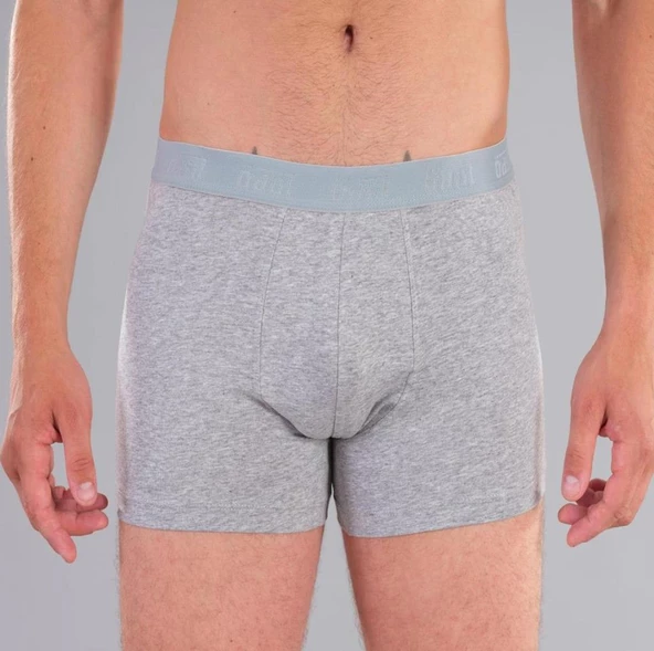 ÖDÜL 6238-3 ERKEK UZUN ŞORT BOXER GRİ 3 LÜ