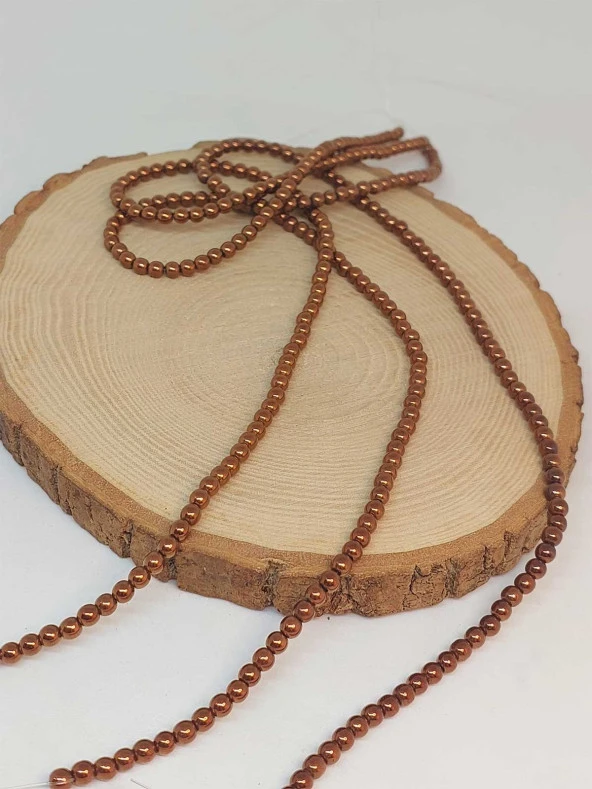 Hematit Taşı Dizi 4mm (48180) - Resim 3