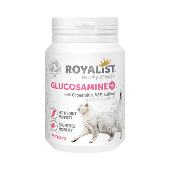 Outdoor Royalist Glucosamine Kalça ve Eklem Sağlığı Kedi Tableti (75 Tablet)