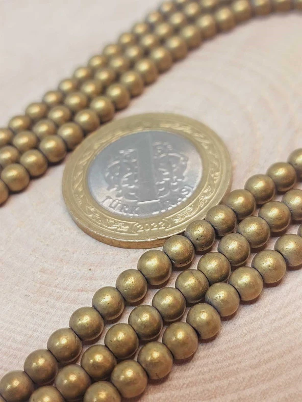 Hematit Taşı Dizi 4mm (48182) - Resim 2