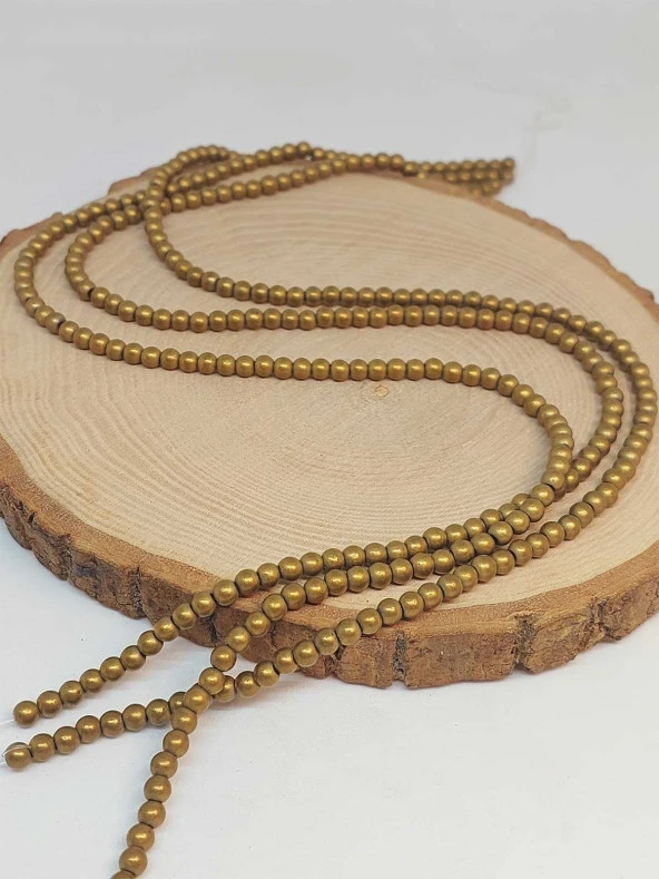 Hematit Taşı Dizi 4mm (48182) - Resim 3