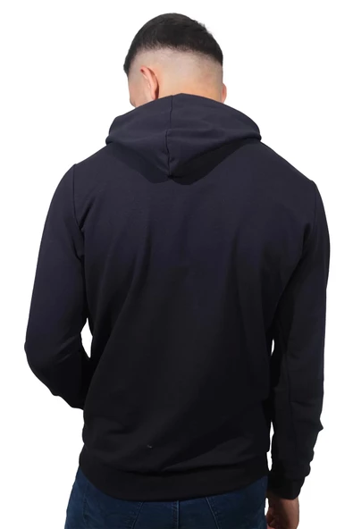 Erkek Lacivert Kapüşonlu Sweatshirt 226 - 3