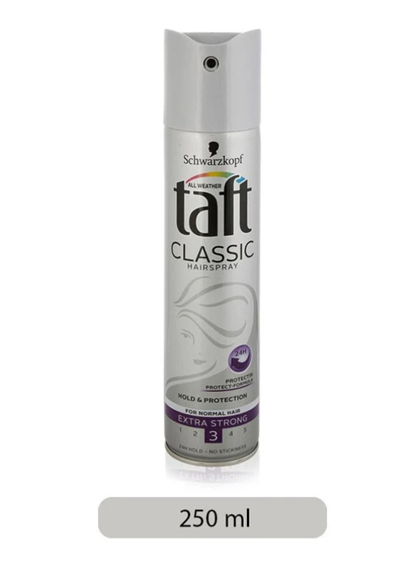 Taft Classic Ekstra Güçlü Sprey 250 Ml 1 Adet Saç Spreyi