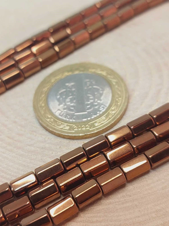 Hematit Taşı Dizi 3.5*6mm (48188) - Resim 2