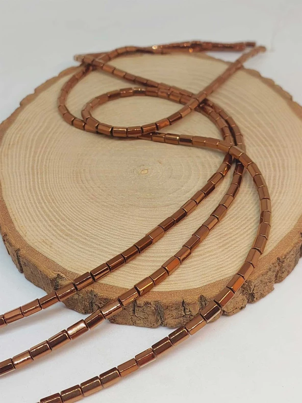 Hematit Taşı Dizi 3.5*6mm (48188) - Resim 3