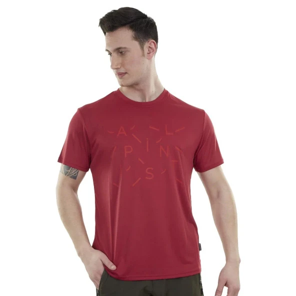 Outdoor Alpinist Baseline Ultra Dry Erkek T-Shirt Kırmızı M (600612)