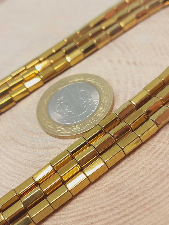 Hematit Taşı Dizi 3.5*6mm (48190) - Resim 2