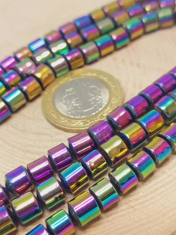 Hematit Taşı Dizi 6*6mm (48192) - 2