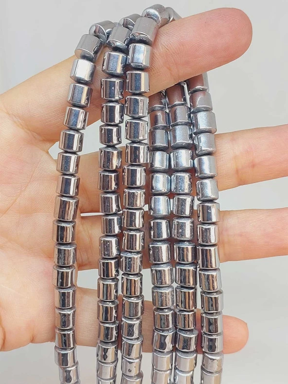 Hematit Taşı Dizi 6*6mm (48194) ürün görseli 1