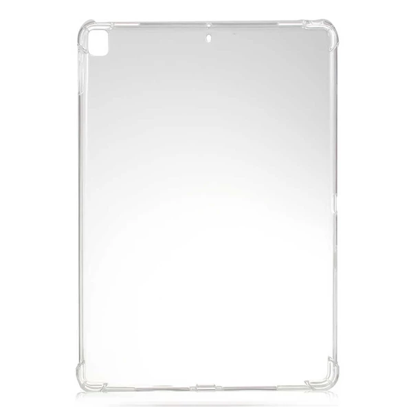 Apple iPad Air 3 / Pro 10.5 Kılıf Kalem Bölemli Standlı Darbelere Dayanıklı Şeffaf Kapak A2152 A2123 A2153 A2154 A1701 A1709 A1852 - 6