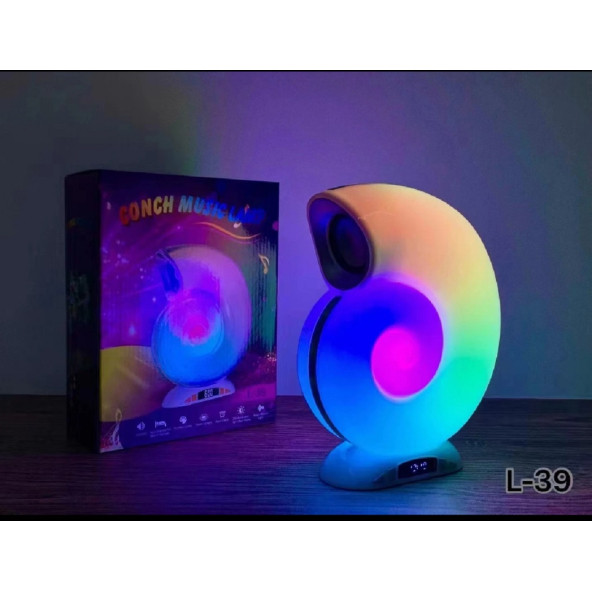 L39 FULL RGB LED Işıklı Taşınabilir Kablosuz Bluetooth Hoparlör - 10