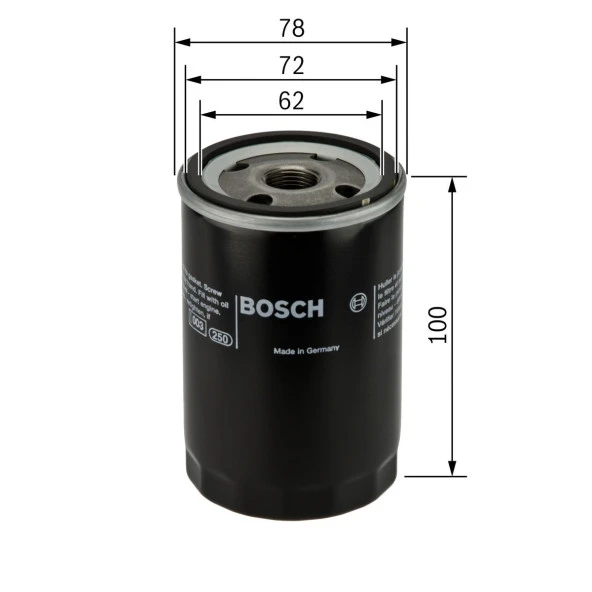 Bosch 0451103111 Yag Filtresi Tempra Tipo Doblo 1.9 S Slx Albea