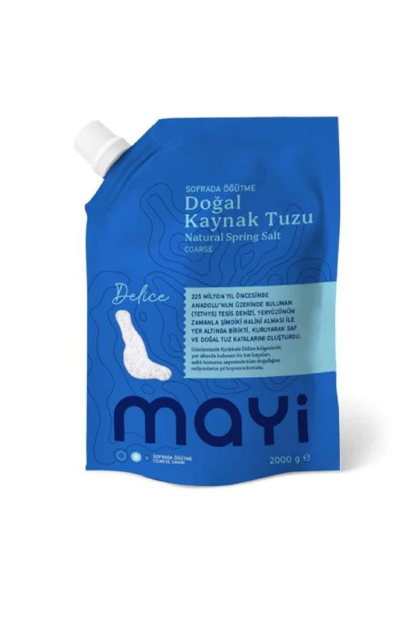 Mayi Delice Doğal Salamura Tuzu (SOFRADA ÖĞÜTME TUZU) 2 Kg