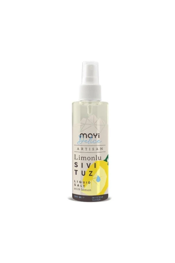 Mayi Artisan Limonlu Sıvı Tuz 150 ml