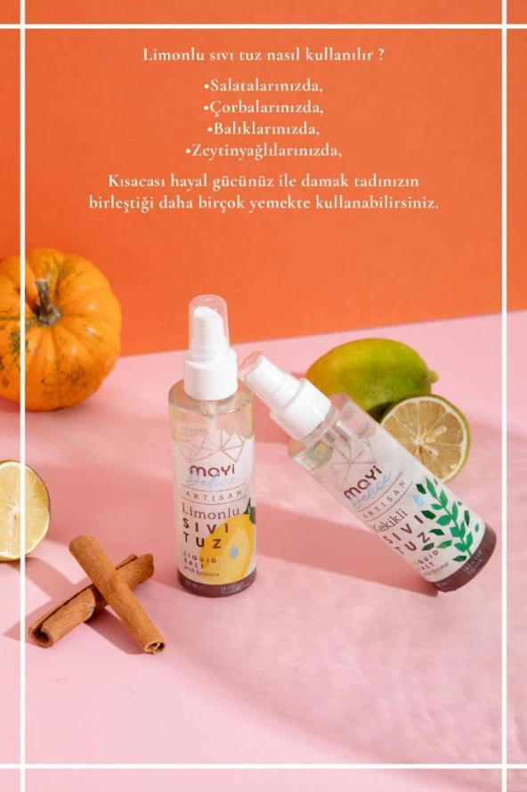 Mayi Artisan Limonlu Sıvı Tuz 150 ml - 2