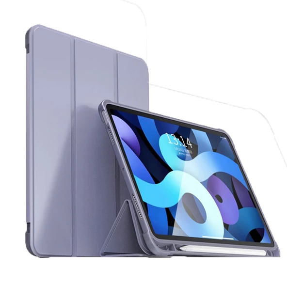 Apple iPad Air 5 10.9" 2022 M1 Kılıf TPU Kalem Bölmeli A2588 A2589 A2591