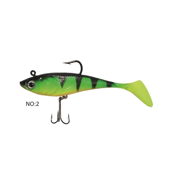 Captain 3543 Crazy Zander Uv Paint 10cm 19gr Turna Silikonu Suni Yem Balık - 4