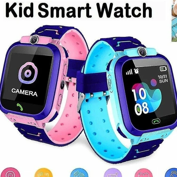 SMART KİDS AKILLI SAAT KORDONU UYUMLU SİLİKON PEMBE RENK - 20 MM - Resim 2