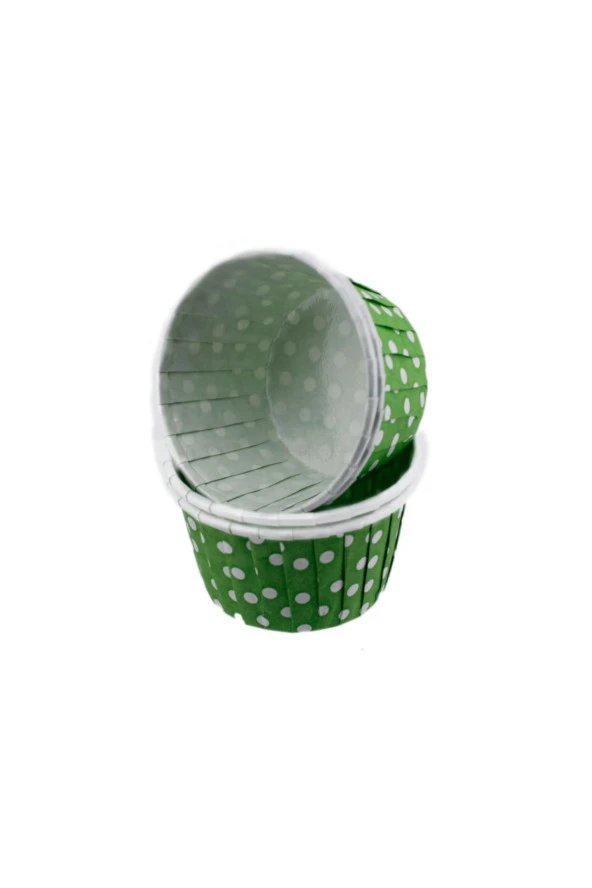 ÖZEL PET KAPSÜL44*35mm 50 ADET YEŞİL PUANTİYE