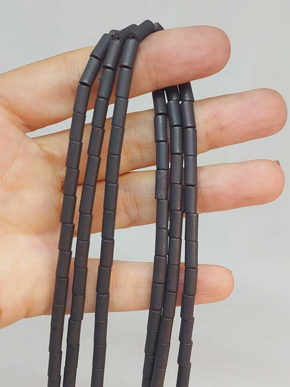 Hematit Taşı Dizi 3.5*8mm (48198) ürün görseli