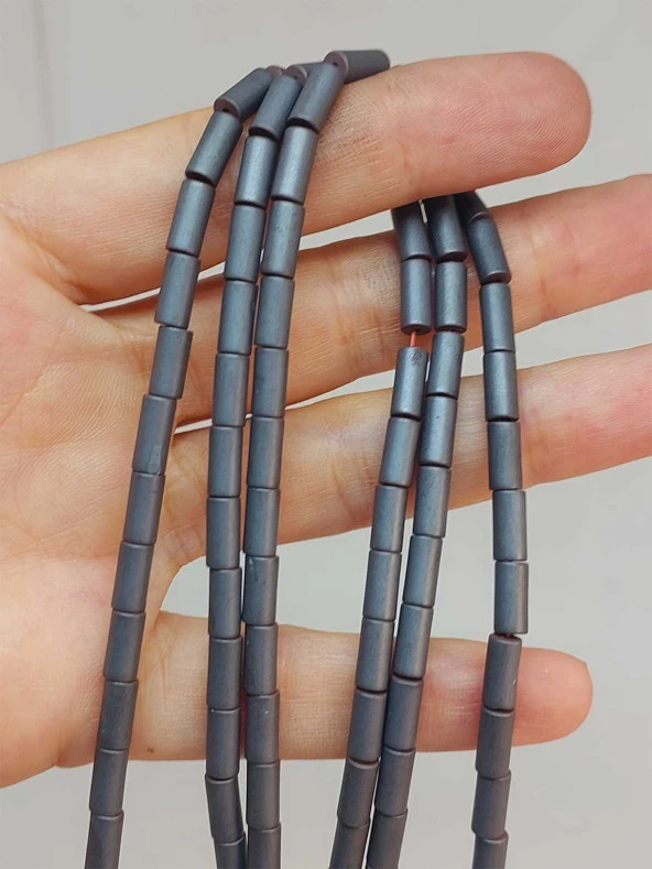 Hematit Taşı Dizi 3.5*8mm (48204) ürün görseli
