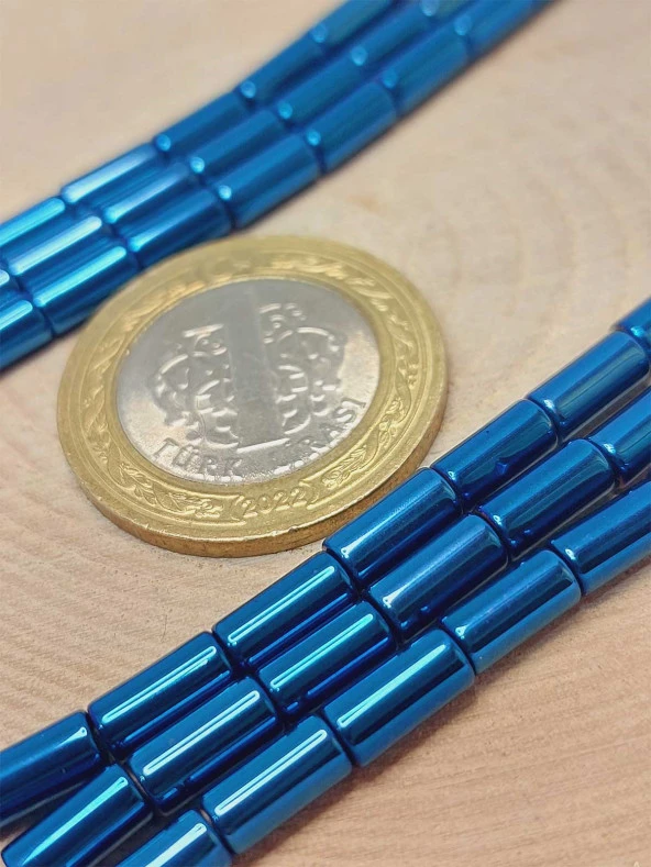 Hematit Taşı Dizi 3.5*8mm (48200) - Resim 2