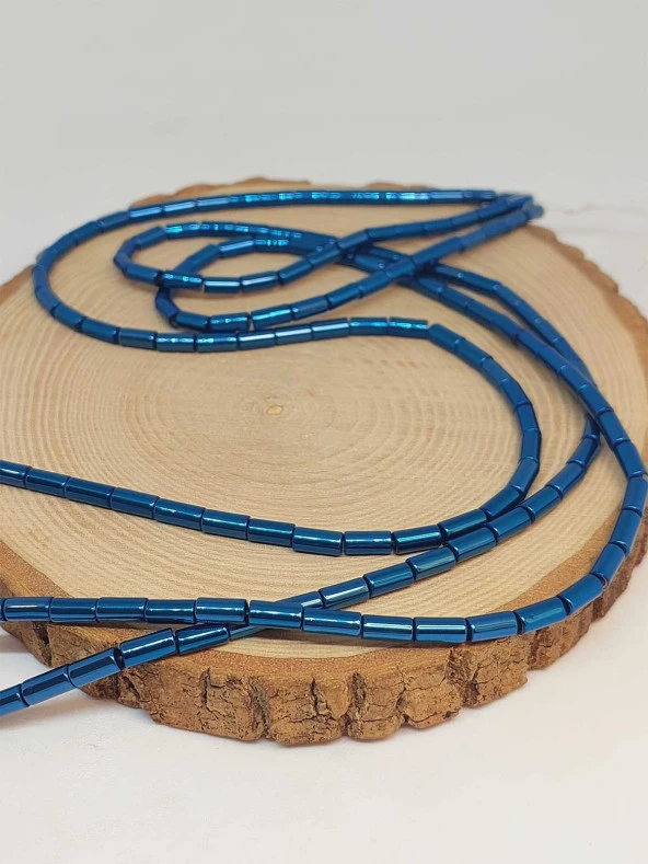 Hematit Taşı Dizi 3.5*8mm (48200) - Resim 3