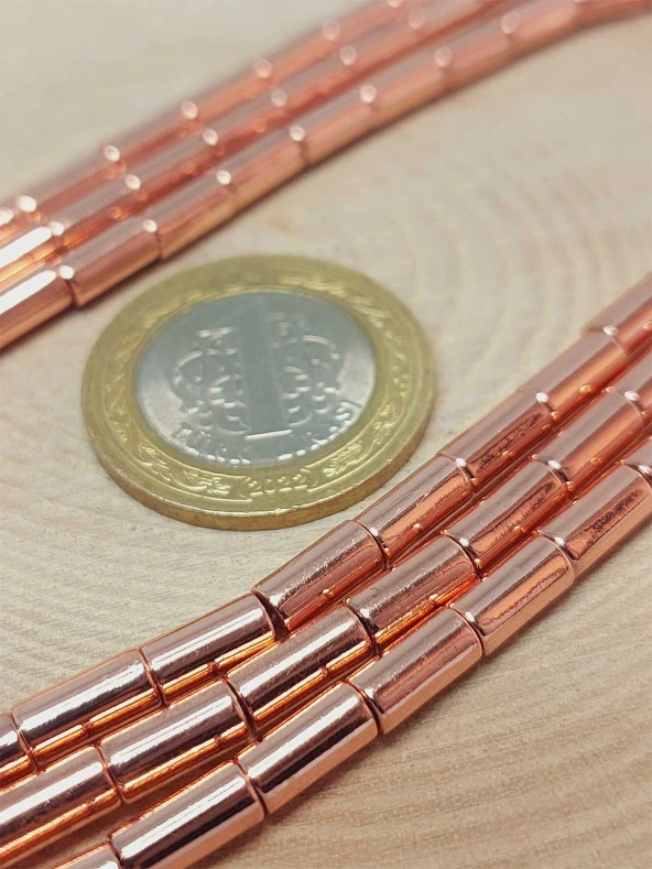 Hematit Taşı Dizi 3.5*8mm (48206) - Resim 2