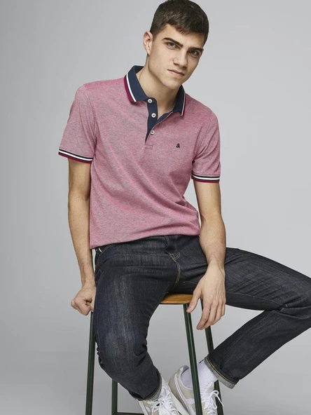Jack Jones paulos Polo Yaka Erkek Tişört 12136668 - 3