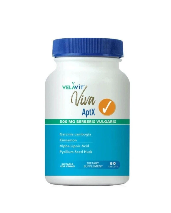 Velavit Viva AptX Takviye Edici Gıda 60 Tablet ürün görseli 1