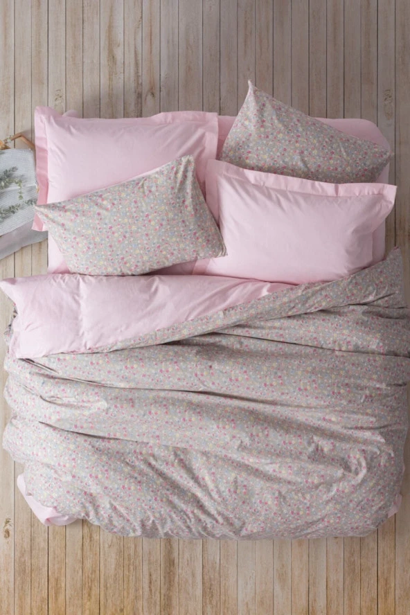 Cotton Box  Petite Sıhu Pembe Rnf. Çift K. Nevresim Takımı
