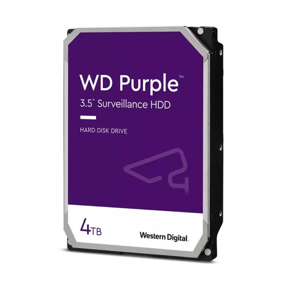 WD PURPLE WD43PURZ 3.5" 4TB 64MB 5400RPM SATA3 Güvenlik Sabit Disk