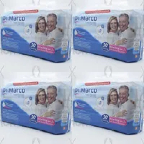 Dr. Marco Yetişkin Belbantlı Orta Boy (M) Hasta Bezi 30'lu 4 Adet - 2