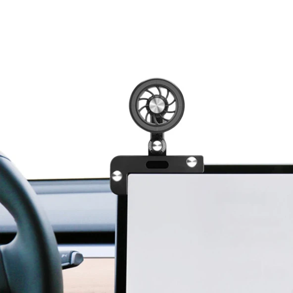 Polham Kilit Sistemli 360 Derece Dönebilen Araç İçi Dikiz Aynasına Takılan Telefon Tutucu, Yükseklik ve Açı Ayarlı