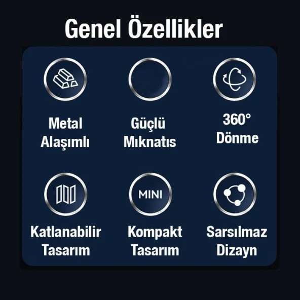 Coofbe Magfase Uyumlu Araç İçi Telefon Tutucu Masaüstü Telefon Tutucu İphone 13 14 15 Pro Max Tutucu - 2