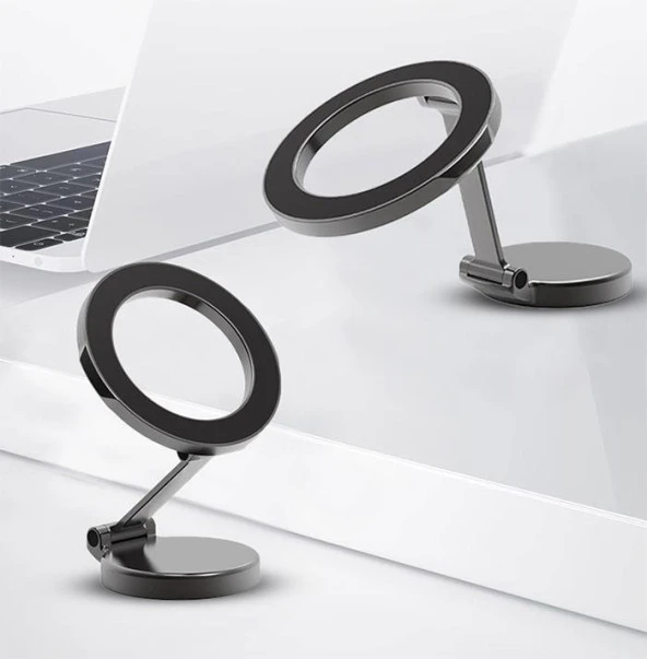 Coofbe Magfase Uyumlu Araç İçi Telefon Tutucu Masaüstü Telefon Tutucu İphone 13 14 15 Pro Max Tutucu - 4