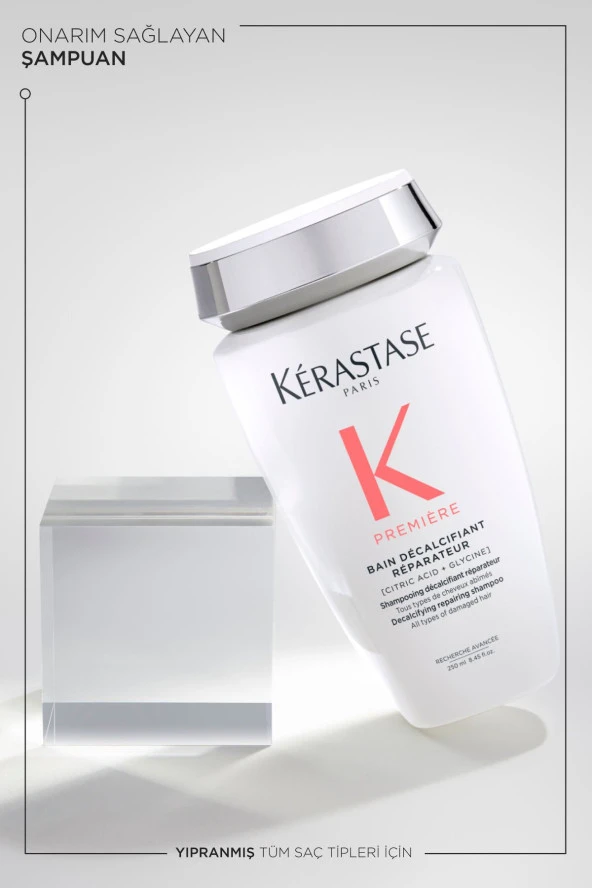 Kerastase Premiere Bain Decalcifiant Reparateur Yıpranmış Saçlar için Onarım Sağlayan Şampuan 250 ml - 3