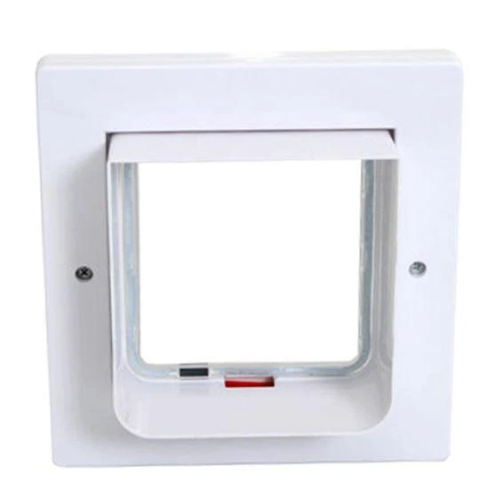 Kudi 4 Yollu Kedi Köpek Kapısı Beyaz 25X20X5,5 ürün görseli