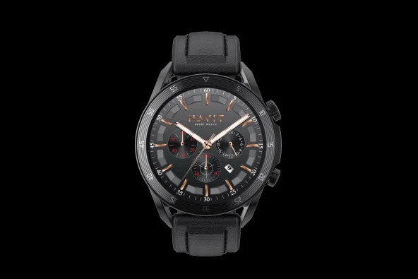 Havit M9030 Pro 46mm Amoled Ekran Akıllı Saat Siyah - 2
