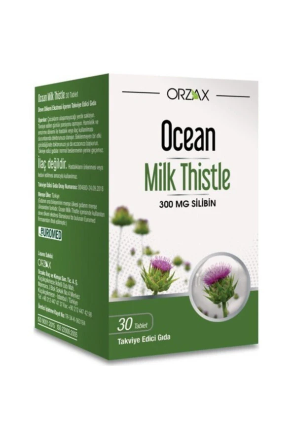 Ocean Milk Thistle 30 Tablet ürün görseli 1
