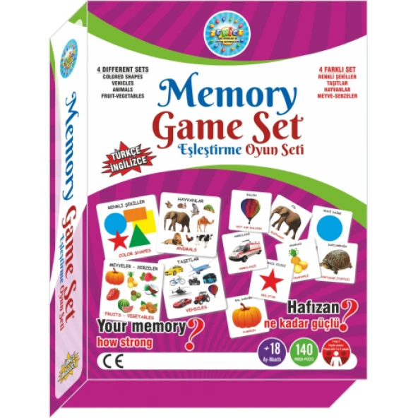 Memory Game Set Eşleştirme Oyunu